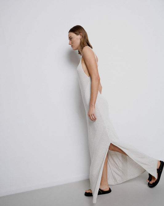 Vestido Tirantes Punto Crudo